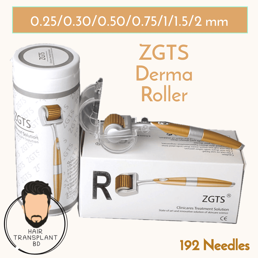ZGTS Derma Roller 192 Titanium Micro Needles