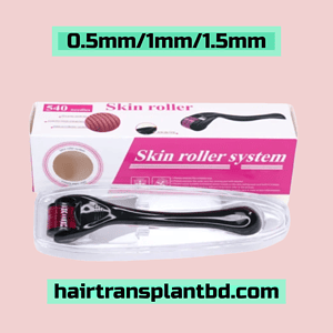 DRS derma roller 0.5mm 1mm 1.5mm 540 needle