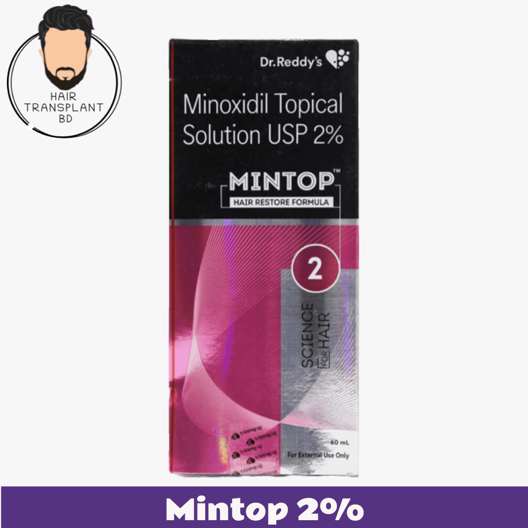 Mintop 2% Minoxidil Topical Solution by Dr. Reddy - Hair Transplant BD