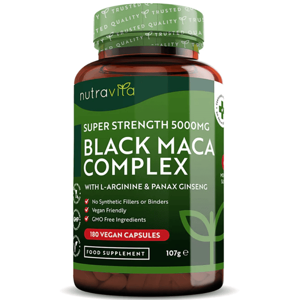 Nutravita Black Maca Complex 5000mg UK 180 counts - Hair Transplant BD
