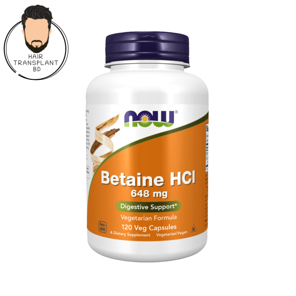 NOW Betaine HCl 648 mg